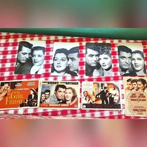 8 Postcards for Classic Cary Grant Films, 5×7 Irene Dunne, Jean Arthur
